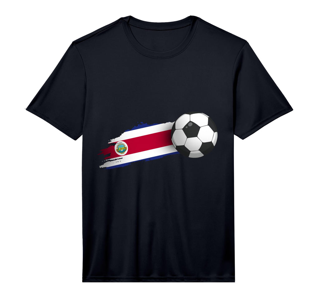 Costa Rica Soccer Ball Performance T-Shirt - Streetwear Style for Adults - T-Shirt, Sweatshirt, Hoodie
