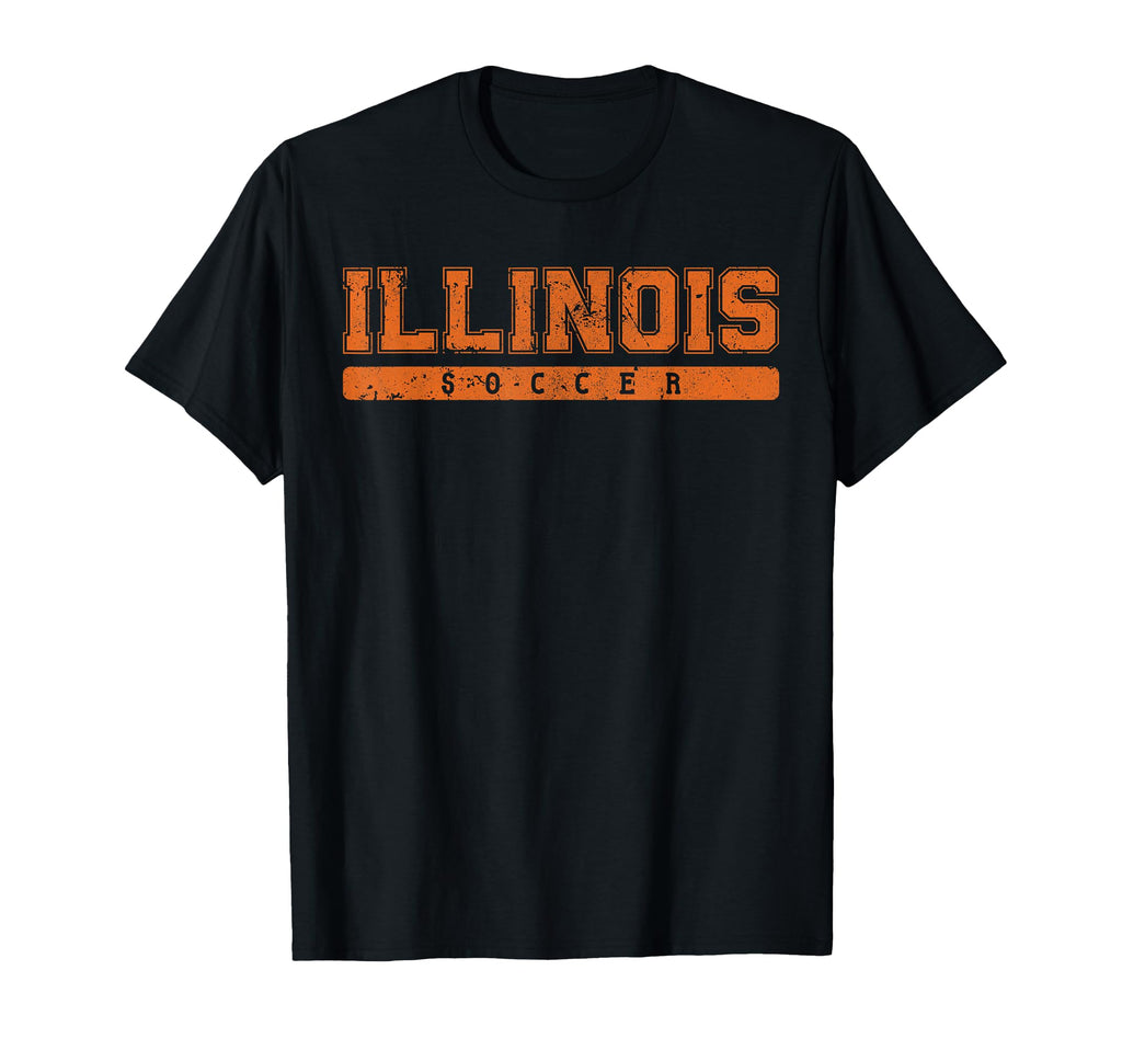 Illinois Soccer Tees Tanks Tops Sweatshirt - Casual Everyday Wear Men Women - T-Shirt, Sweatshirt, Hoodie