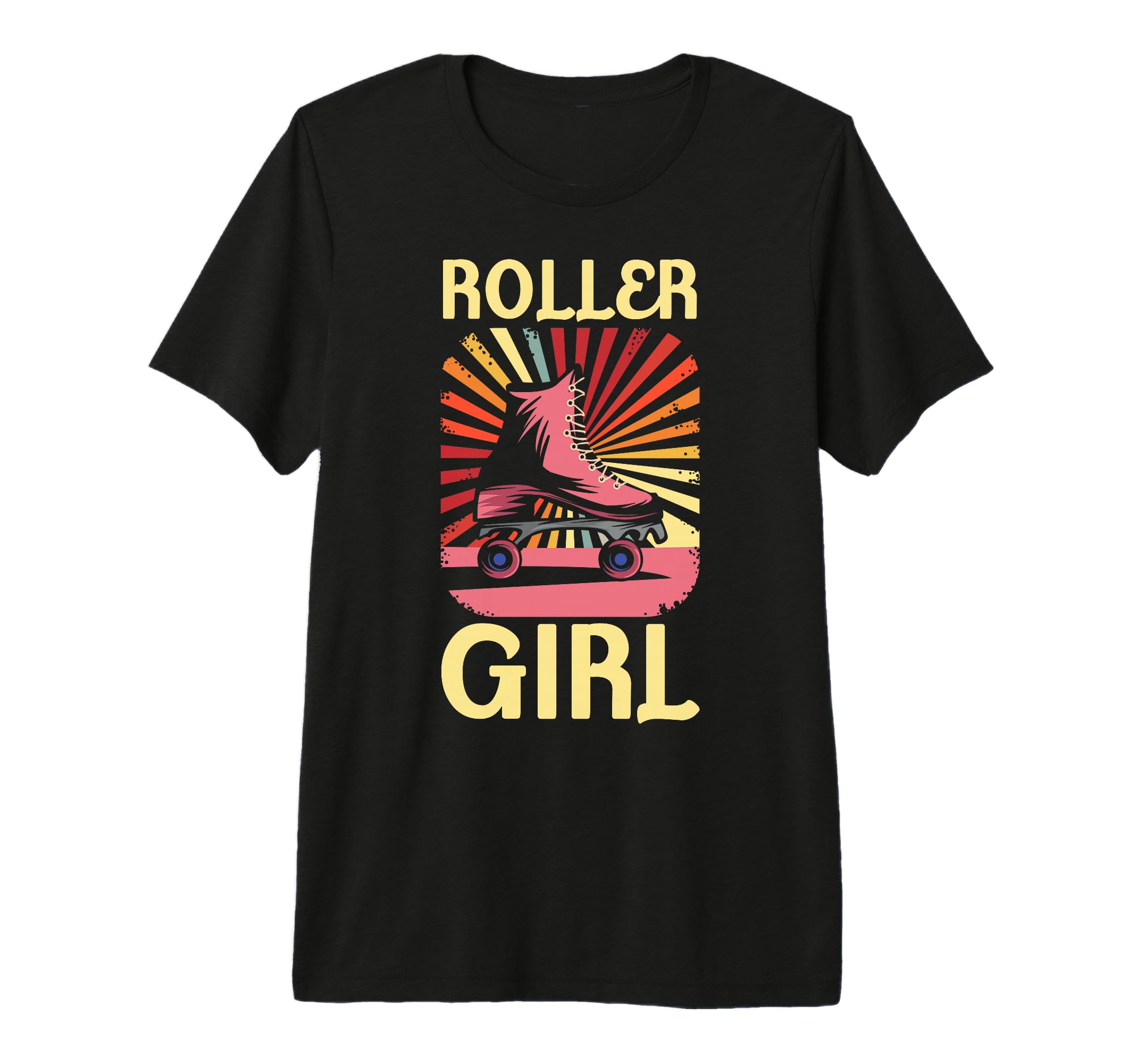 70S 80S Roller Skater Skating Skates T-Shirt - Casual Everyday Wear Unisex - T-Shirt, Sweatshirt, Hoodie