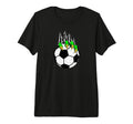 Soccer Dragon Claw Tri Blend T-Shirt - Unique Graphic Men Women - T-Shirt, Sweatshirt, Hoodie