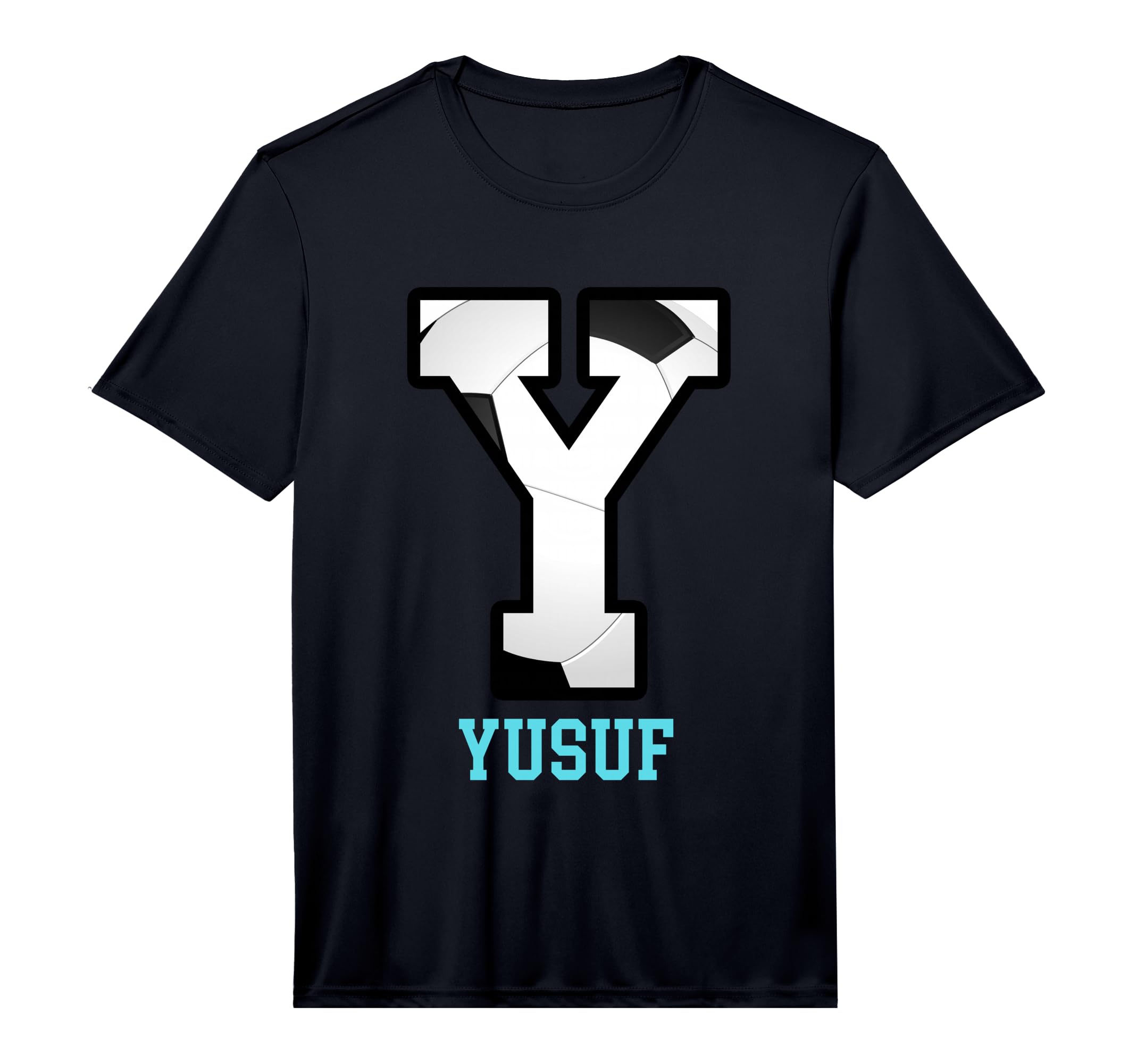Field Goal Letter Yusuf Alphabet Soccer T-Shirt - Custom Art Print Unisex - T-Shirt, Sweatshirt, Hoodie