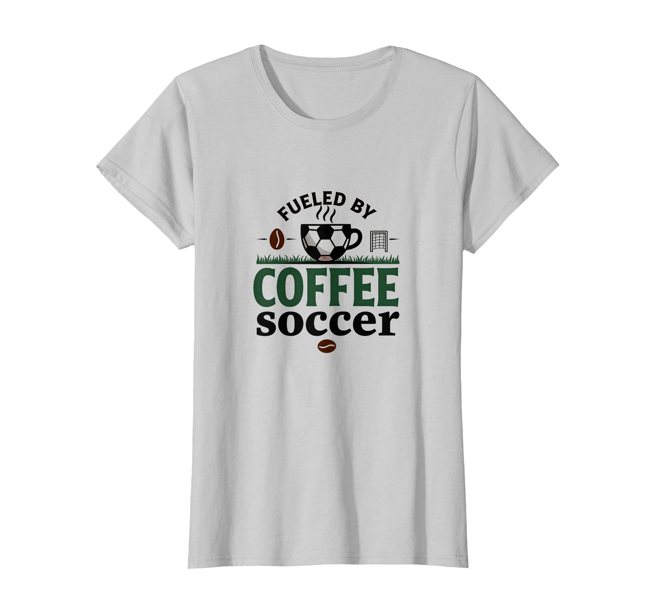 Fueled Coffee Soccer Sport Fan Soccer T-Shirt - Novelty Apparel for Adults - T-Shirt, Sweatshirt, Hoodie