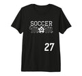 Number 27 Soccer Mom Mothers Day 27 T-Shirt - Aesthetic Graphic for Adults - T-Shirt, Sweatshirt, Hoodie
