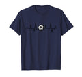 Heartbeat Soccer Lover Soccer Fans T-Shirt - Novelty Apparel for Adults - T-Shirt, Sweatshirt, Hoodie