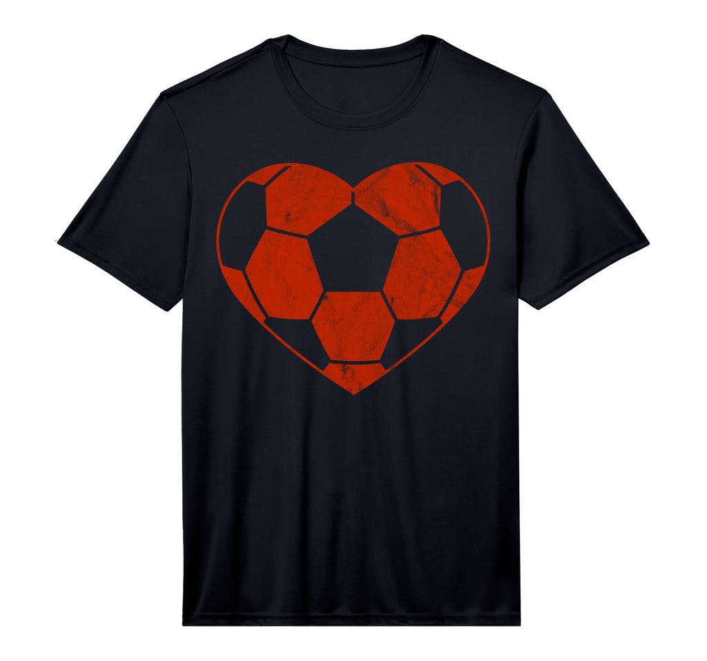 Football Heart Gift Soccer Player T-Shirt - Graphic Print Unisex - T-Shirt, Sweatshirt, Hoodie