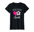 Soccer Aunt Love Heart Auntie Niece T-Shirt - Aesthetic Graphic Unisex - T-Shirt, Sweatshirt, Hoodie
