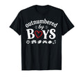 Outnumbered Funny Mom Soccer Family T-Shirt - Unique Graphic for Adults - T-Shirt, Sweatshirt, Hoodie