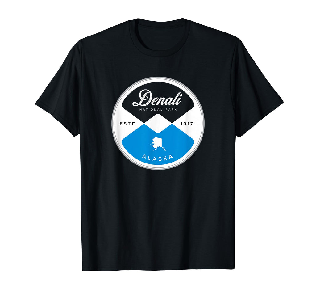 Denali National Park Alaska Circle T-Shirt - Aesthetic Graphic for Adults - T-Shirt, Sweatshirt, Hoodie