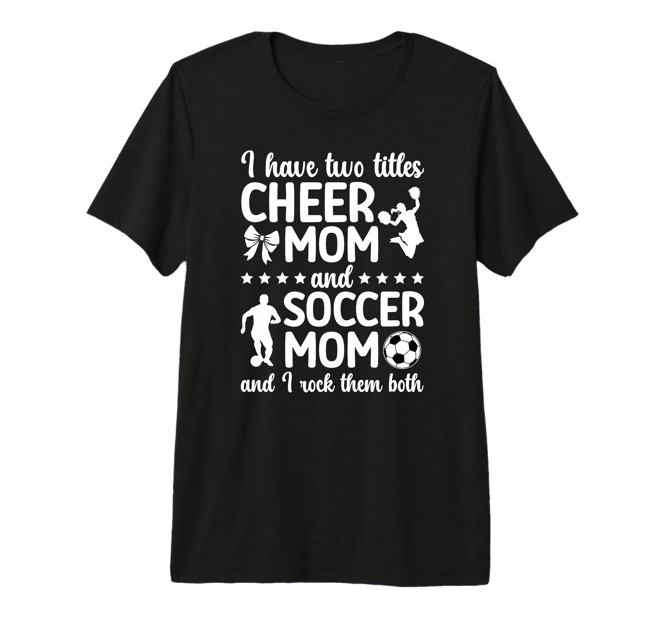 Cheer And Soccer Mom Soccer Player T-Shirt - Streetwear Style Men Women - T-Shirt, Sweatshirt, Hoodie