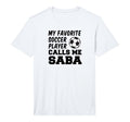 Mens My Favorite Soccer Player Calls Me T-Shirt - Custom Art Print Unisex - T-Shirt, Sweatshirt, Hoodie