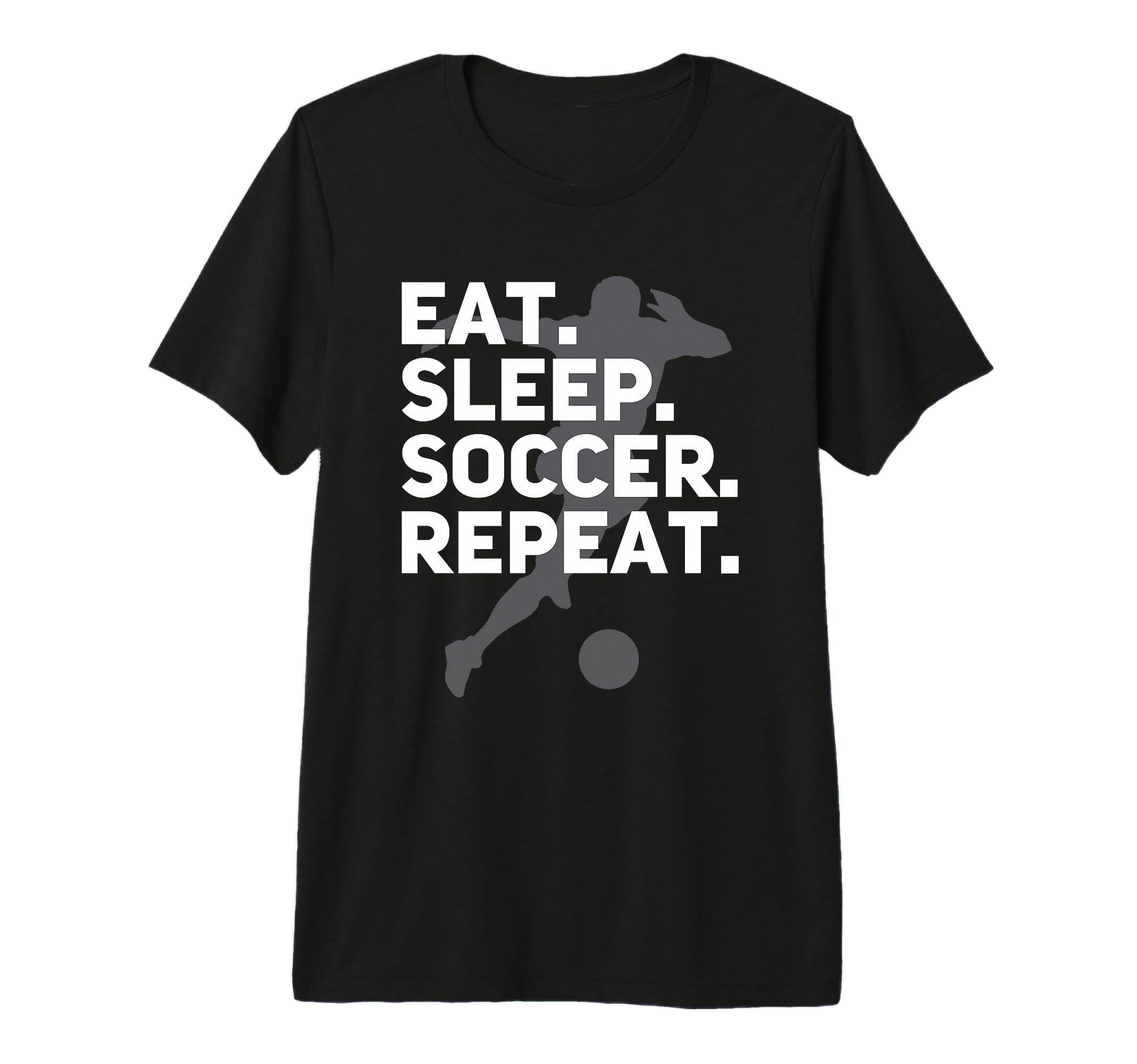 Eat Sleep Soccer Repeat Usa Football Fan T-Shirt - Novelty Apparel Unisex - T-Shirt, Sweatshirt, Hoodie