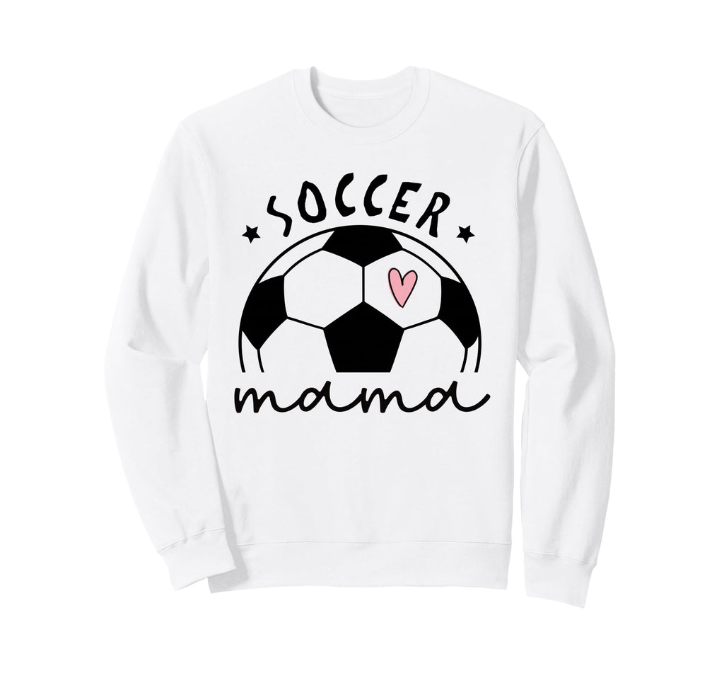 Soccer Mama Heart Ball Game Day Sweatshirt - Custom Art Print Unisex - T-Shirt, Sweatshirt, Hoodie