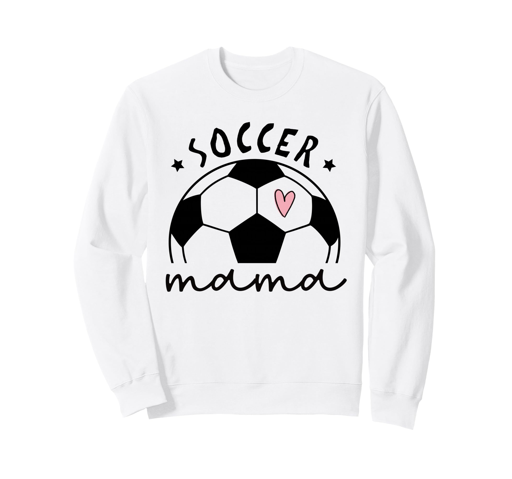 Soccer Mama Heart Ball Game Day Sweatshirt - Graphic Print Men Women - T-Shirt, Sweatshirt, Hoodie
