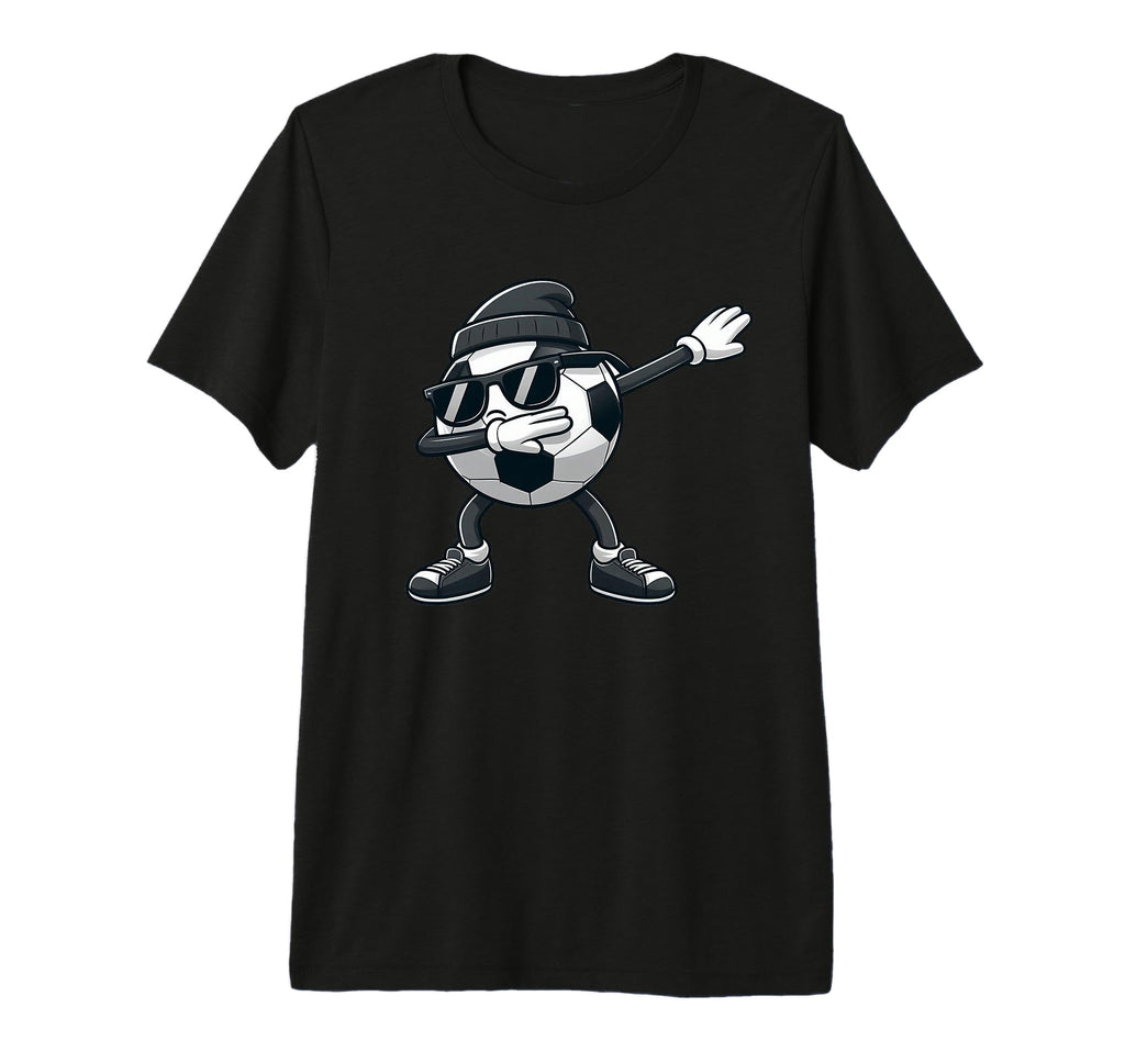 Dabbing Soccer Ball Soccer Sports T-Shirt - Trendy Graphic for Adults - T-Shirt, Sweatshirt, Hoodie