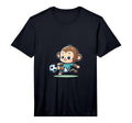 Soccer Player Monkey Performance T-Shirt - Trendy Graphic for Adults - T-Shirt, Sweatshirt, Hoodie