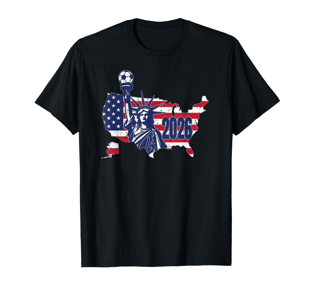 Usa World Football 26 American Team T-Shirt - Custom Art Print Unisex - T-Shirt, Sweatshirt, Hoodie