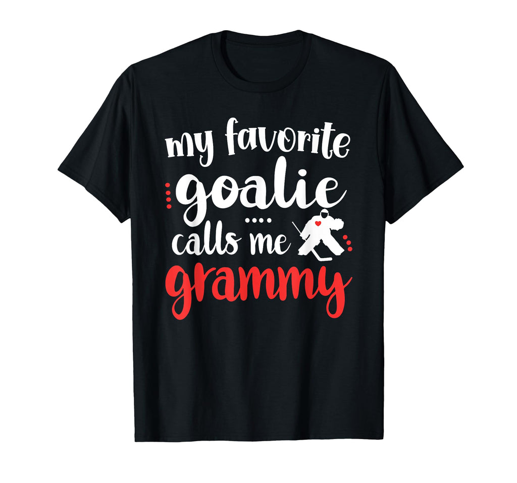 Proud Ice Hockey Goalie Grammy Hockey T-Shirt - Custom Art Print Men Women - T-Shirt, Sweatshirt, Hoodie