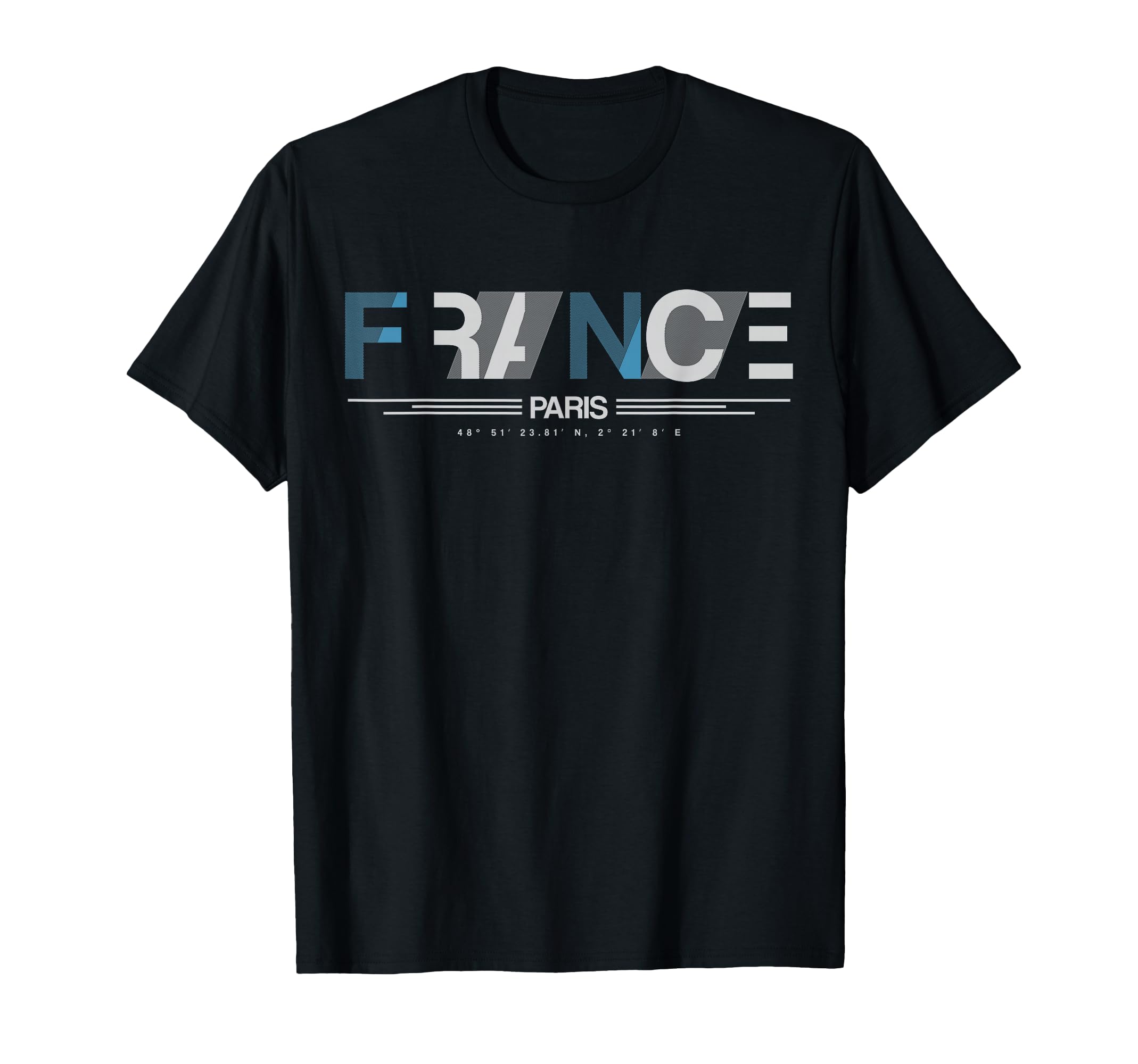 France Paris Black Adults Small Short T-Shirt - Streetwear Style Men Women - T-Shirt, Sweatshirt, Hoodie