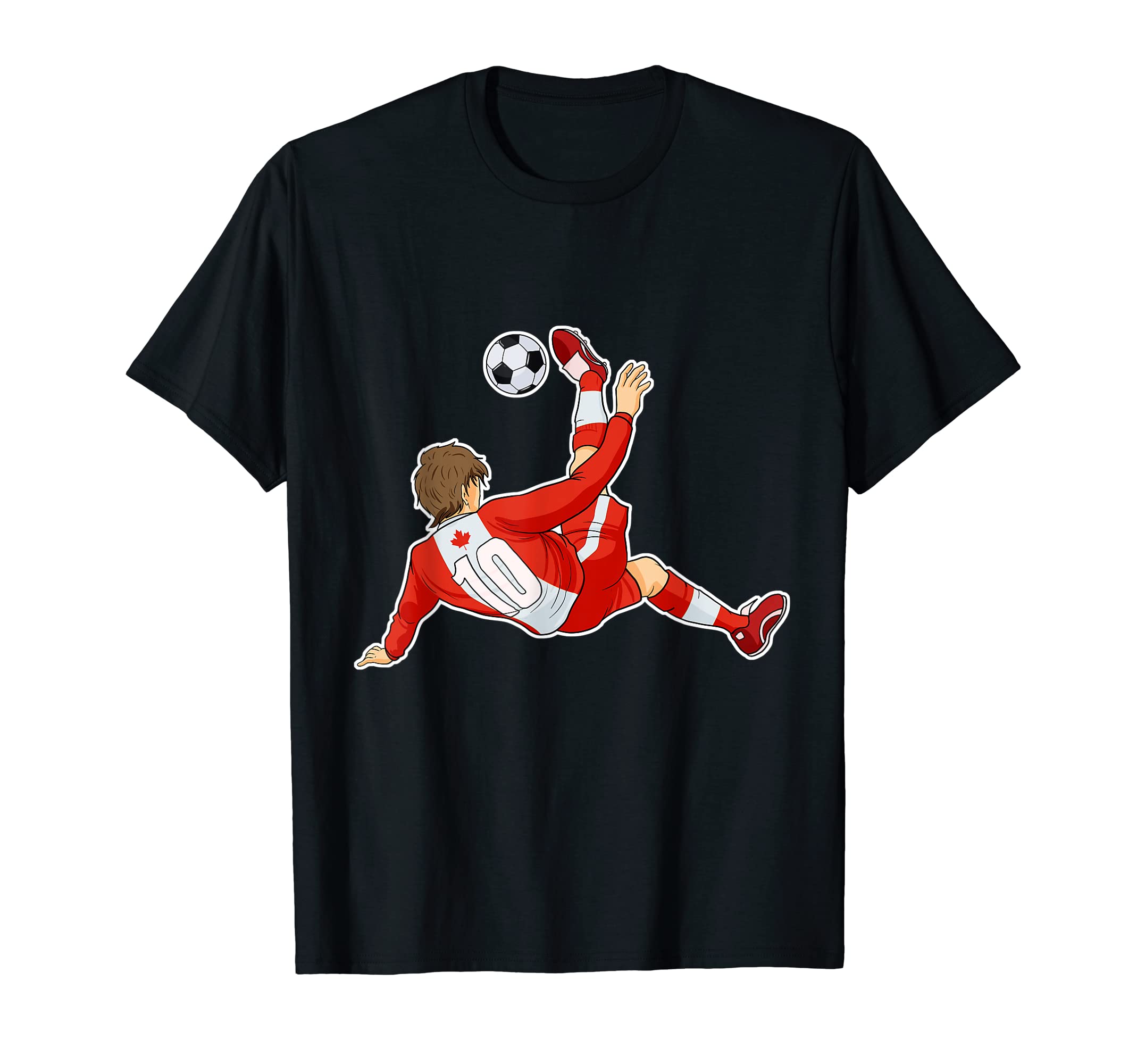 Canadian Flag Soccer Team I Soccer T-Shirt - Fun Novelty Design Unisex - T-Shirt, Sweatshirt, Hoodie