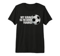 My Goal Is To Deny Yours Soccer Tri Blend T-Shirt - Graphic Print Men Women - T-Shirt, Sweatshirt, Hoodie