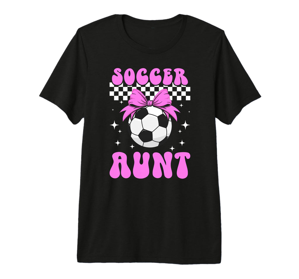Soccer Aunt Soccer Player Auntie T-Shirt - Minimalist Print for Adults - T-Shirt, Sweatshirt, Hoodie