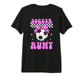 Soccer Aunt Soccer Player Auntie T-Shirt - Minimalist Print for Adults - T-Shirt, Sweatshirt, Hoodie