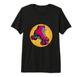 Roller Skates 80S Pop Art Tri Blend T-Shirt - Graphic Print Unisex - T-Shirt, Sweatshirt, Hoodie