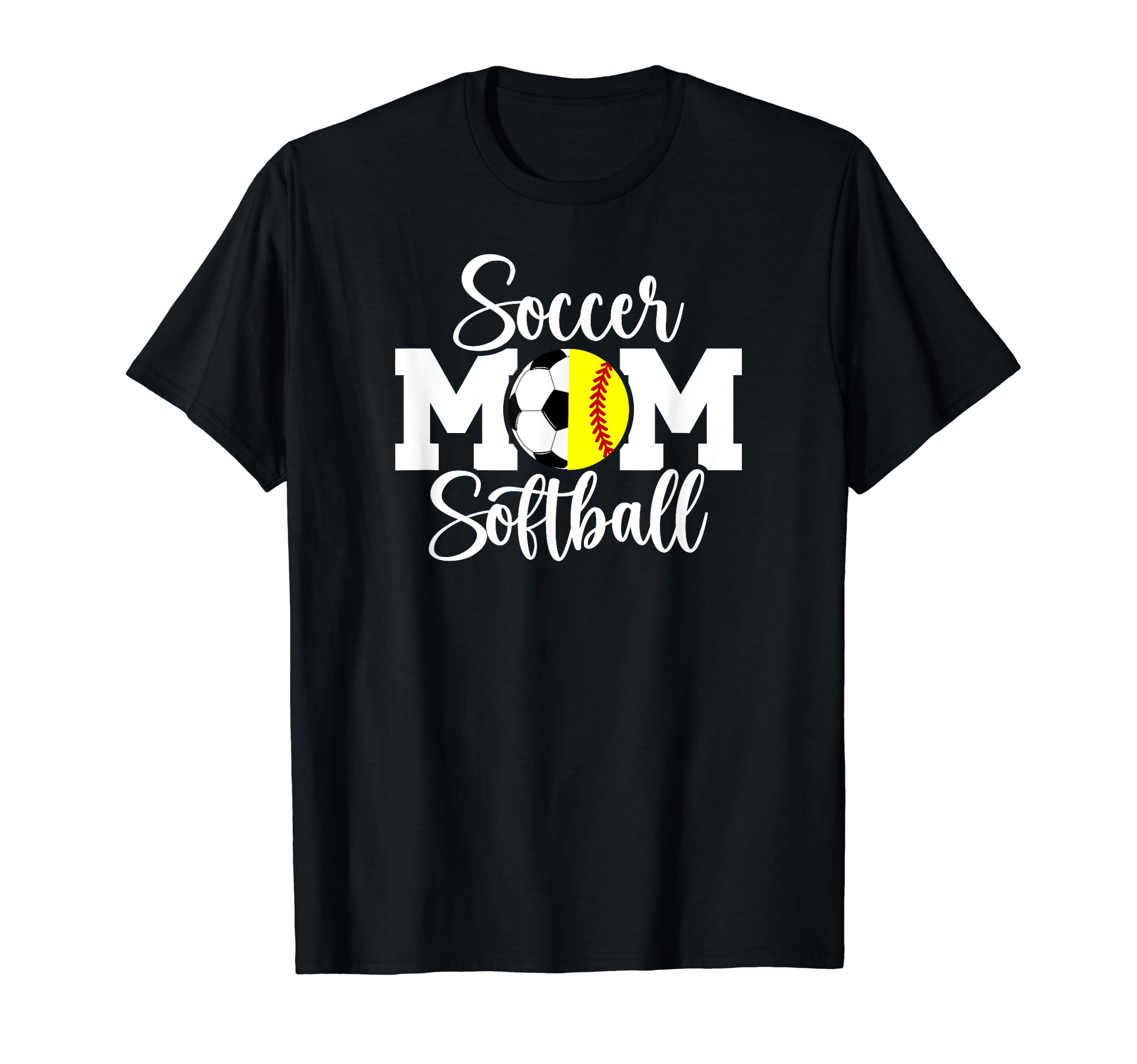 Soccer Softball Mom Ballers Softball T-Shirt - Trendy Graphic for Adults - T-Shirt, Sweatshirt, Hoodie