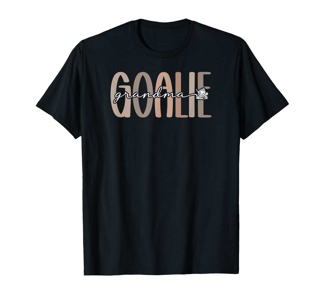 Ice Hockey Goalie Grandma Hockey T-Shirt - Custom Art Print for Adults - T-Shirt, Sweatshirt, Hoodie