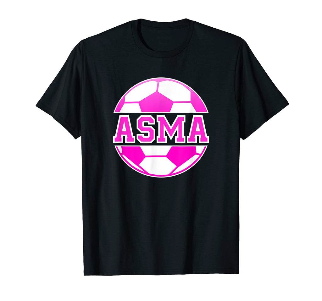 Asma Name Soccer Play Football Sports T-Shirt - Custom Art Print Men Women - T-Shirt, Sweatshirt, Hoodie