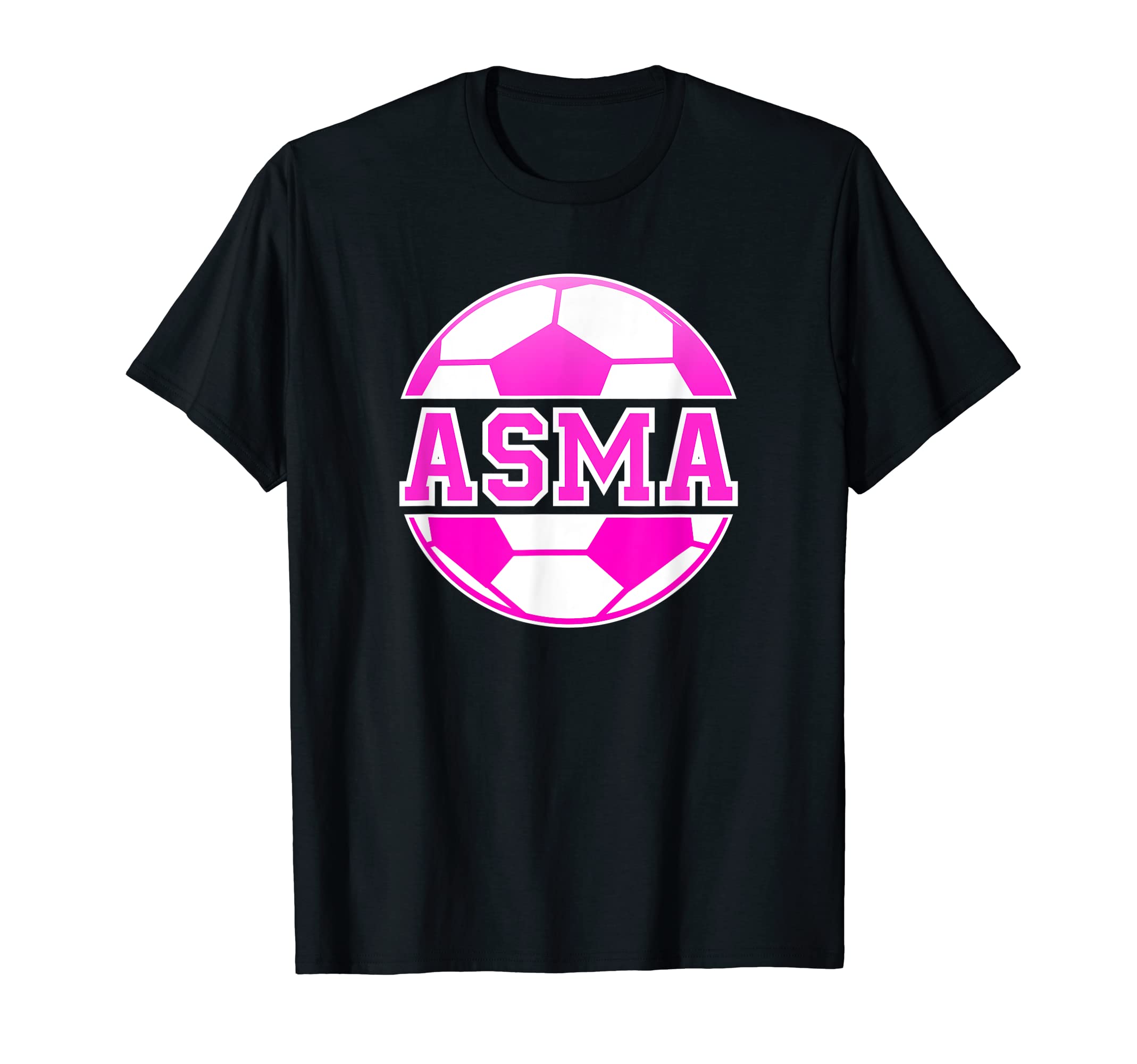 Asma Name Soccer Play Football Sports T-Shirt - Custom Art Print Men Women - T-Shirt, Sweatshirt, Hoodie