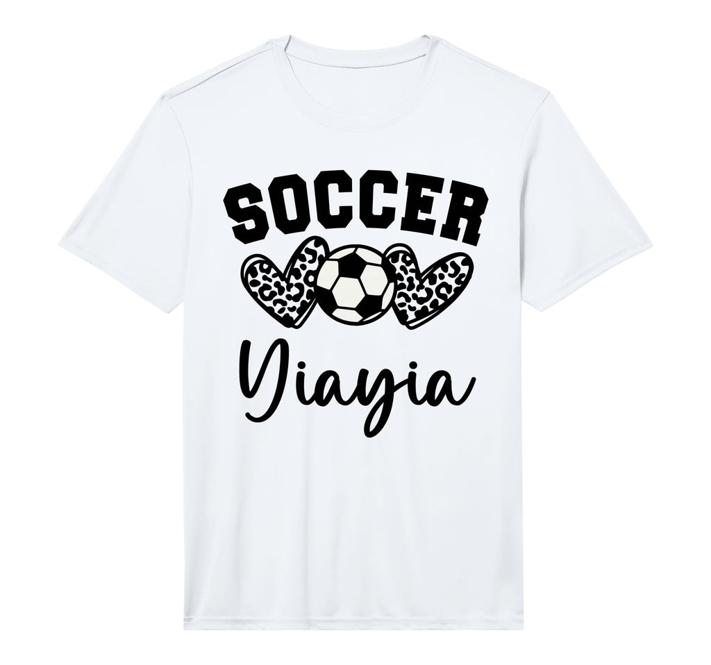 Soccer Yiayia Matching Family T-Shirt - Fun Novelty Design for Adults - T-Shirt, Sweatshirt, Hoodie