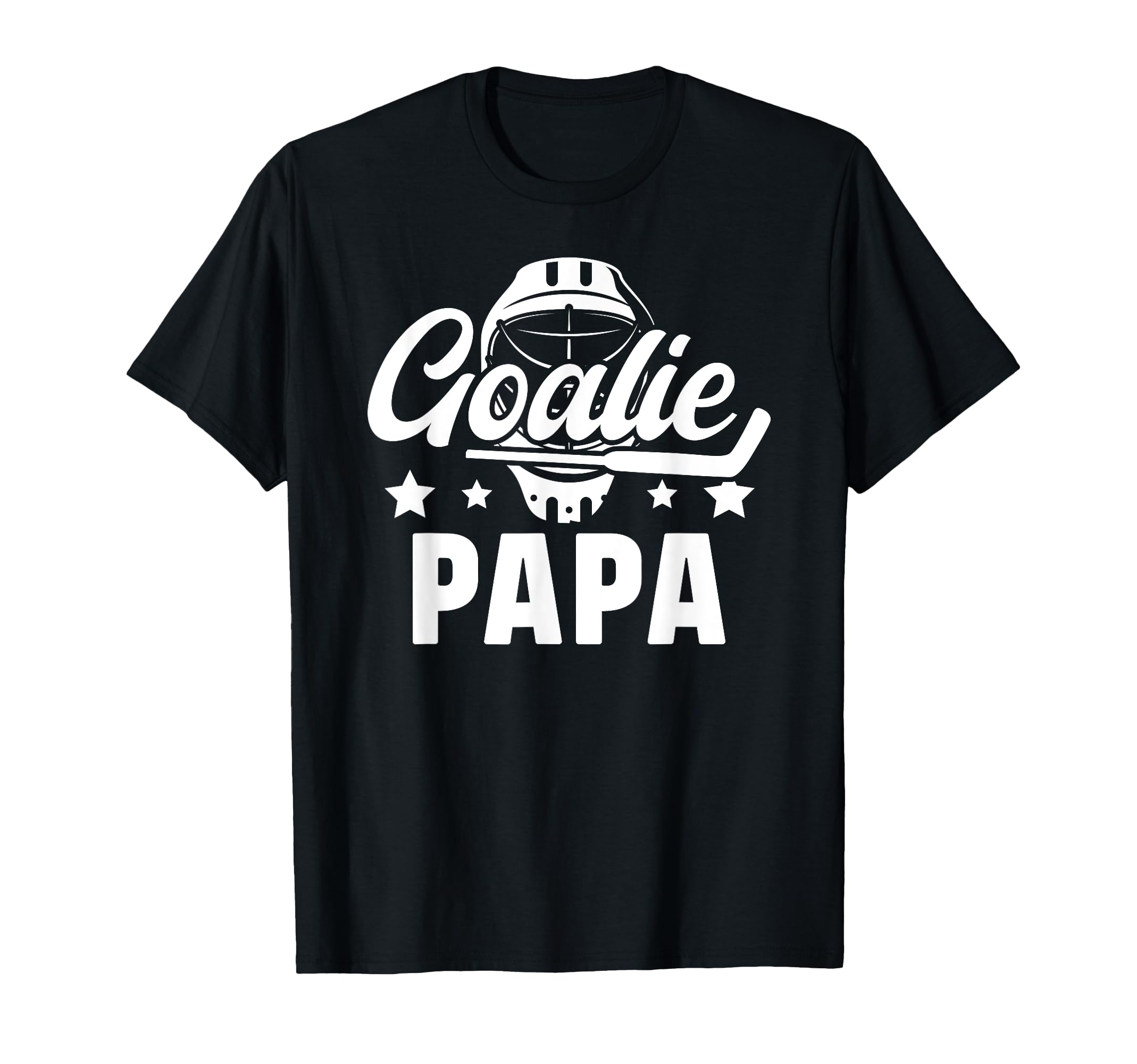 Ice Hockey Goalie Papa Ice Hockey T-Shirt - Graphic Print Unisex - T-Shirt, Sweatshirt, Hoodie