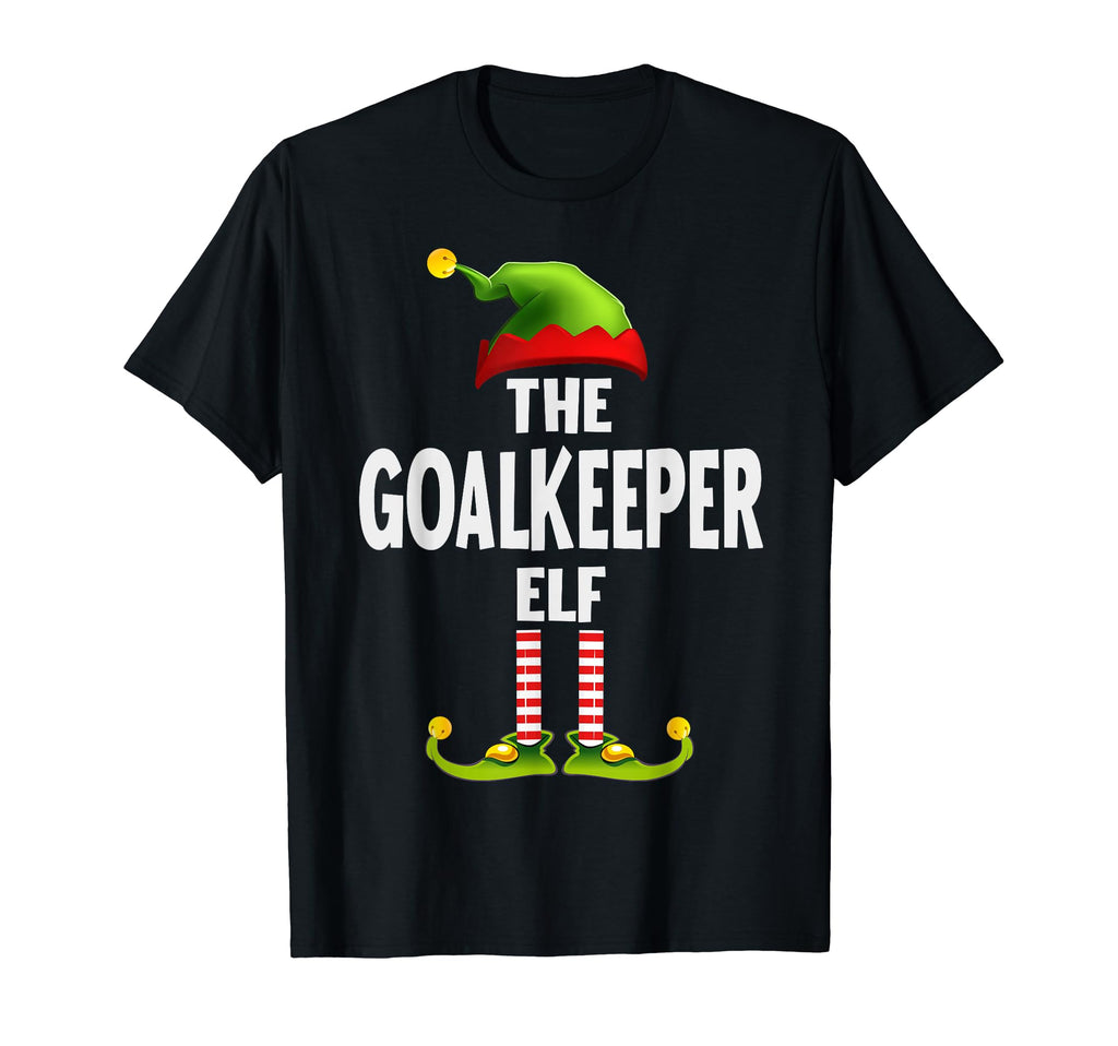 Goalkeeper Elf Pajama Matching Family T-Shirt - Custom Art Print Unisex - T-Shirt, Sweatshirt, Hoodie