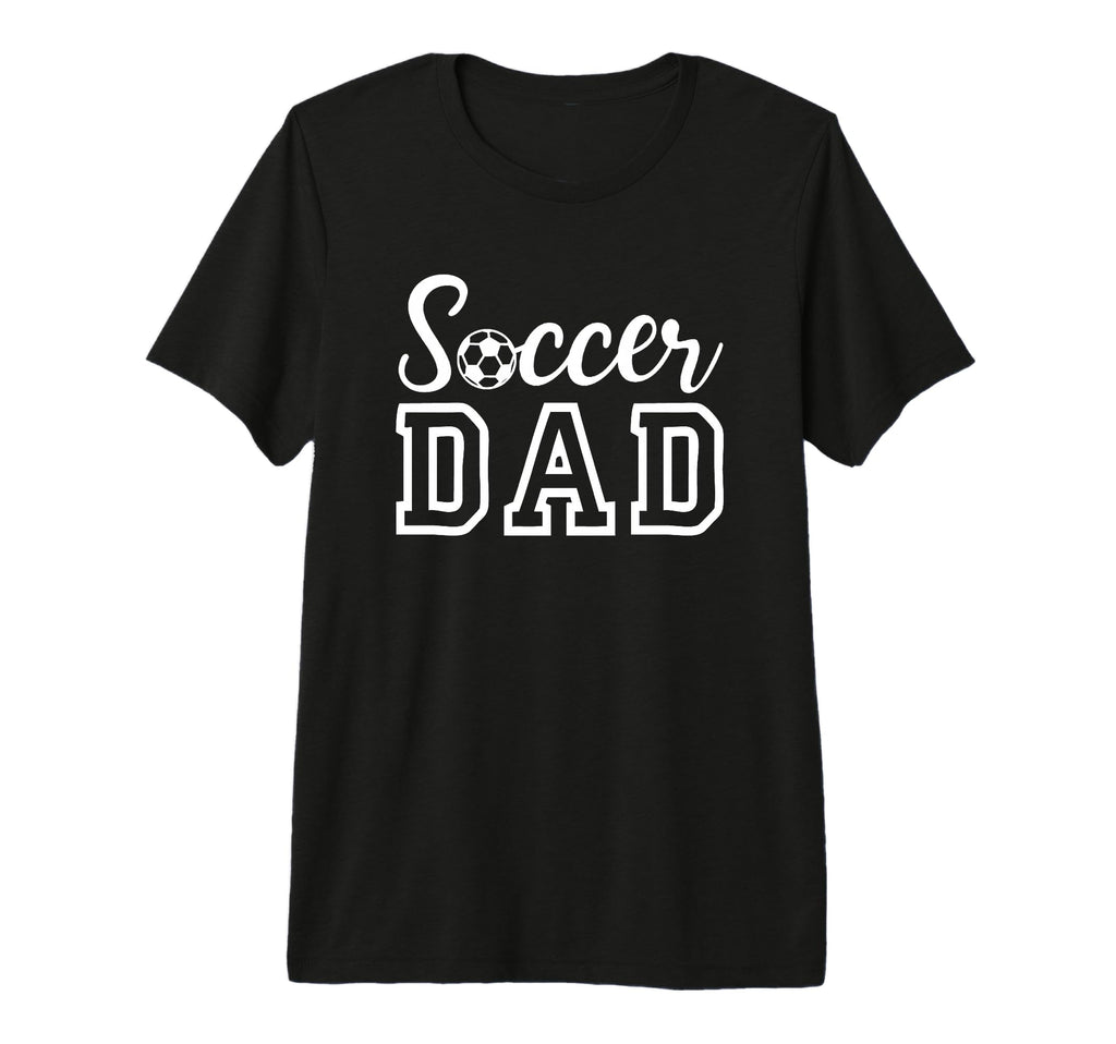 Mens Soccer Dad Tri Blend T-Shirt - Aesthetic Graphic Unisex - T-Shirt, Sweatshirt, Hoodie