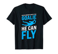 Never Underestimate This Goalie He T-Shirt - Minimalist Print for Adults - T-Shirt, Sweatshirt, Hoodie