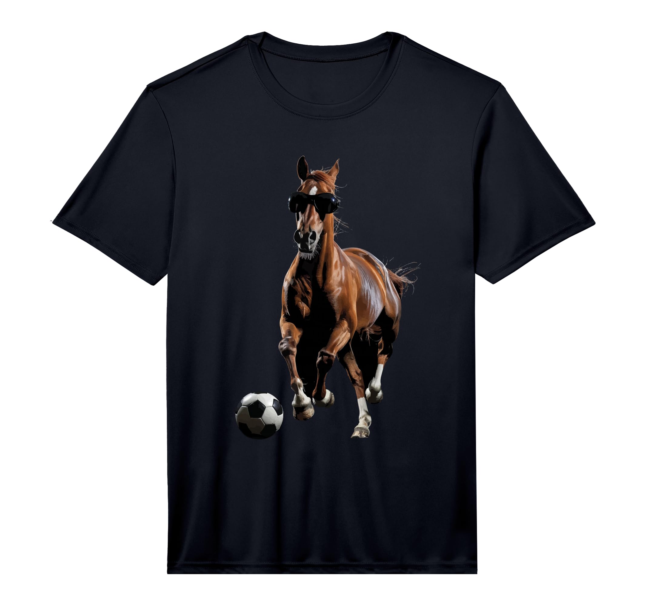 Horse Soccer Football Performance T-Shirt - Casual Everyday Wear for Adults - T-Shirt, Sweatshirt, Hoodie