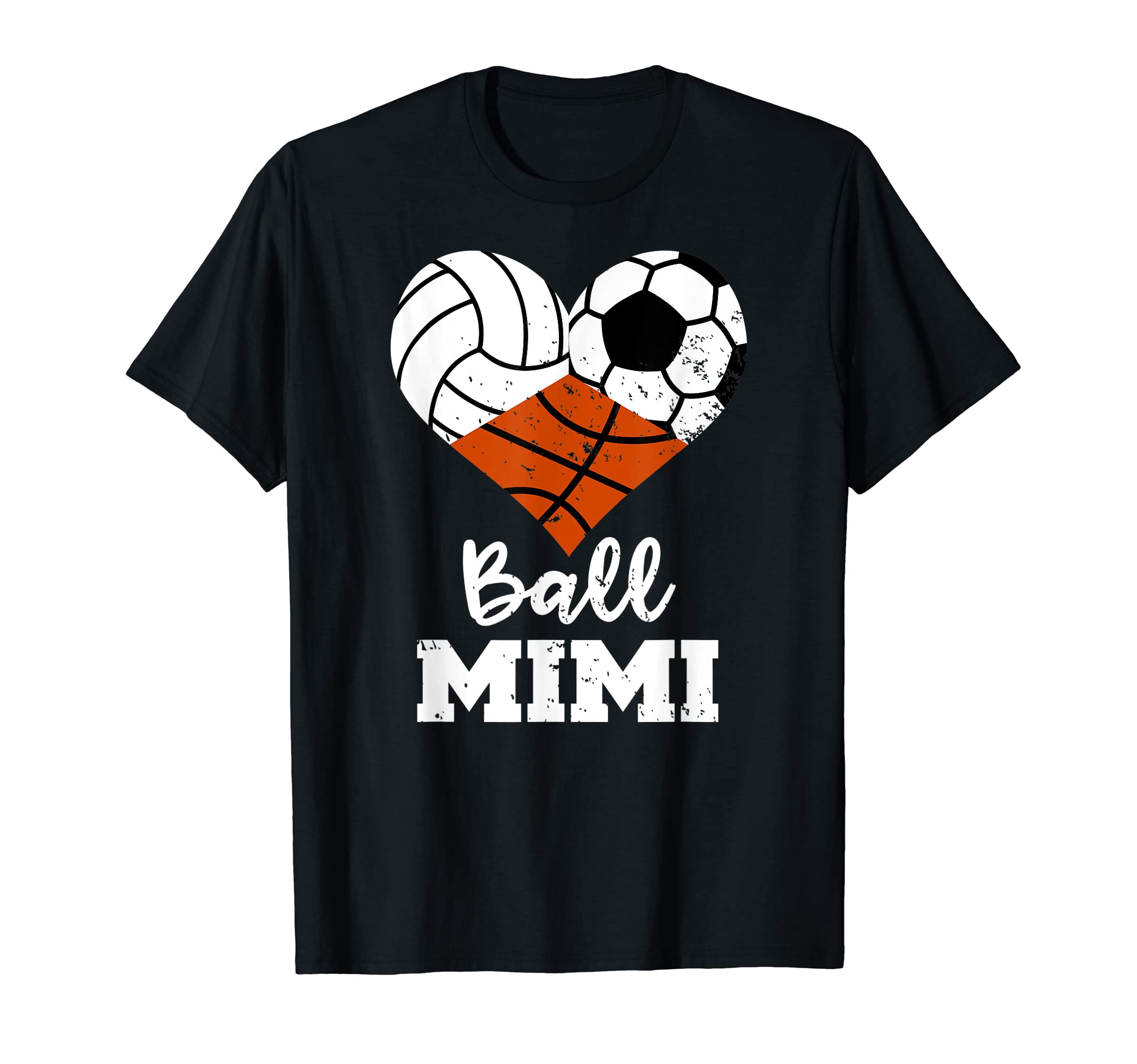 Ball Mimi Heart Funny Volleyball T-Shirt - Casual Everyday Wear Unisex - T-Shirt, Sweatshirt, Hoodie