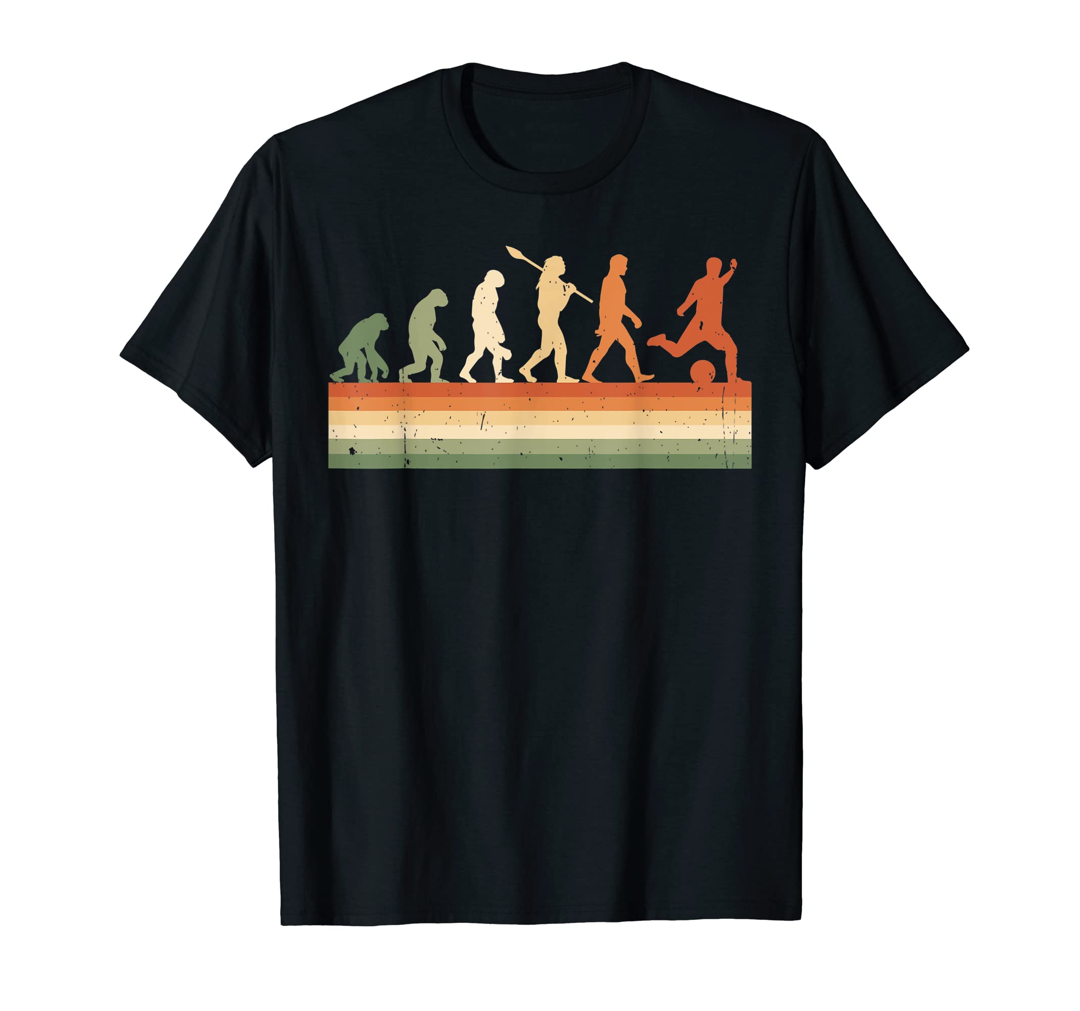 Evolution Soccer Player Funny T-Shirt - Minimalist Print Unisex - T-Shirt, Sweatshirt, Hoodie