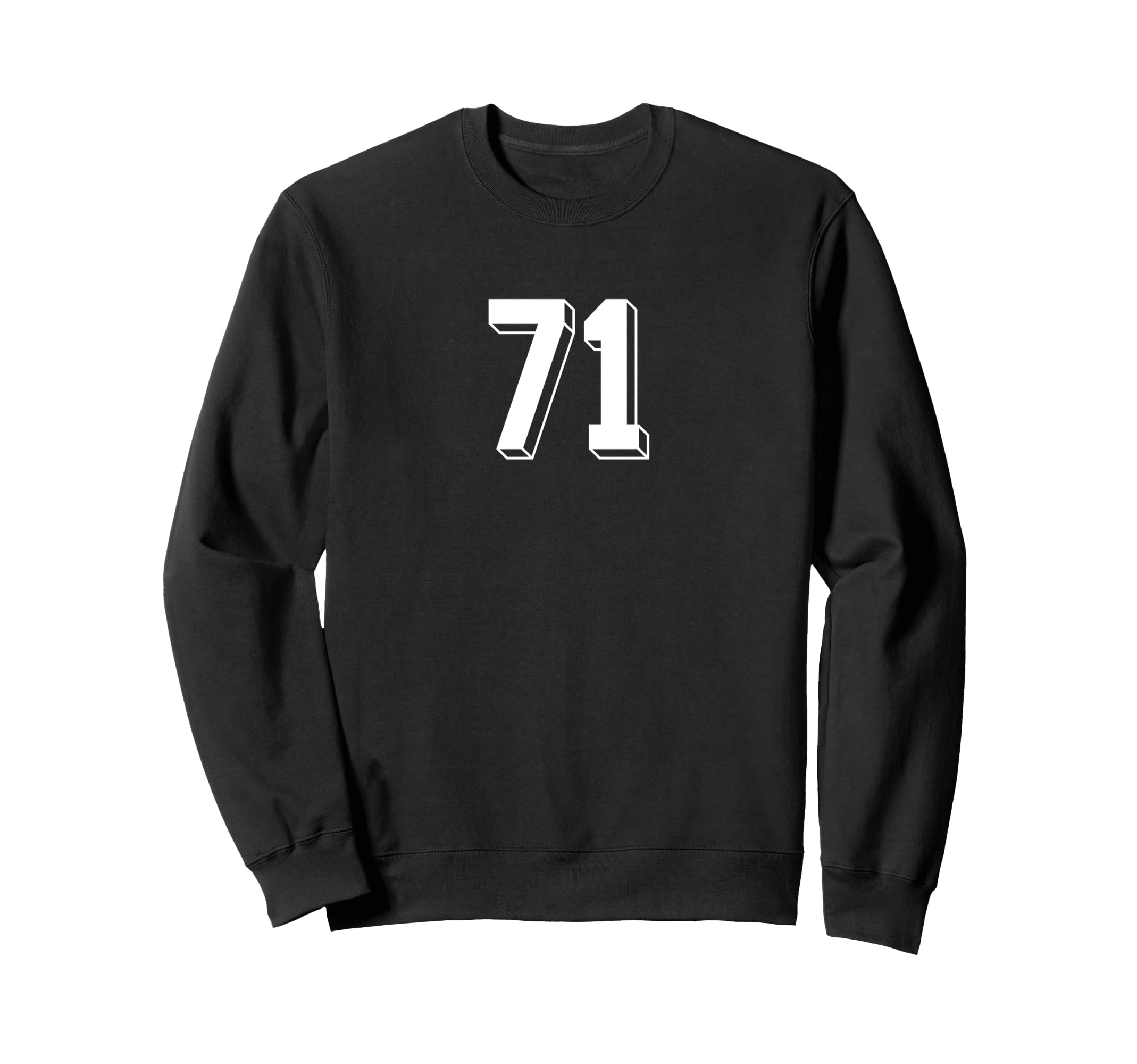 Number 71 80S 90S Soccer Team Jersey Sweatshirt - Graphic Print for Adults - T-Shirt, Sweatshirt, Hoodie