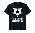 Soccer Abuela Funny Soccer Heart T-Shirt - Custom Art Print for Adults - T-Shirt, Sweatshirt, Hoodie