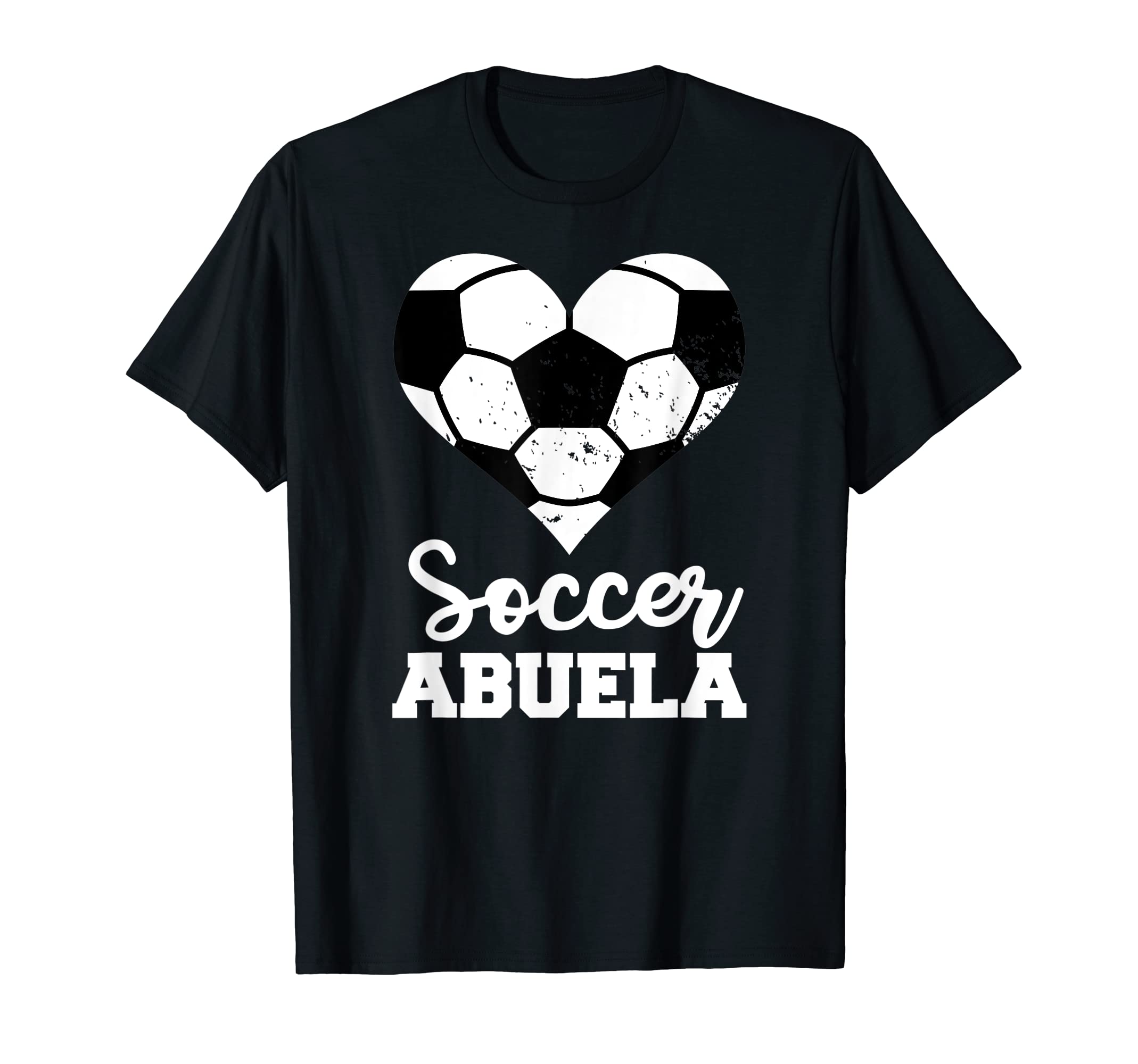 Soccer Abuela Funny Soccer Heart T-Shirt - Custom Art Print for Adults - T-Shirt, Sweatshirt, Hoodie