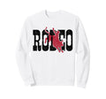 Rodeo Bull Riding Cowboy Western Sweatshirt - Minimalist Print for Adults - T-Shirt, Sweatshirt, Hoodie