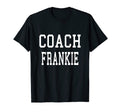 Coach Frankie Custom Football Soccer T-Shirt - Trendy Graphic Men Women - T-Shirt, Sweatshirt, Hoodie