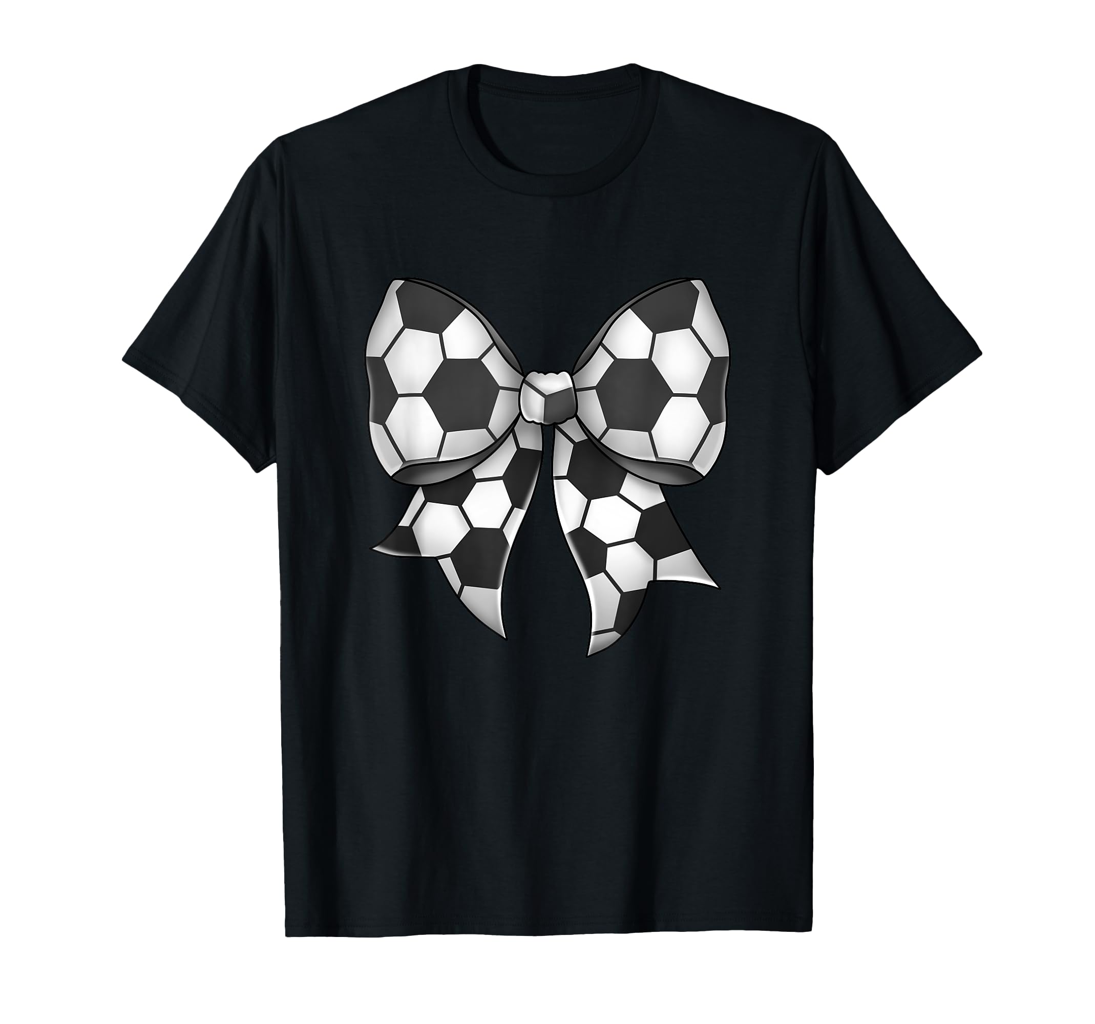 Soccer Sports Coquette Bow T-Shirt - Novelty Apparel Men Women - T-Shirt, Sweatshirt, Hoodie