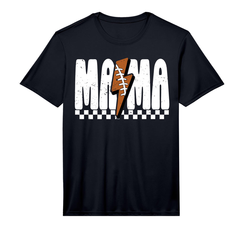 Mama Lightning American Football Helmet T-Shirt - Novelty Apparel Unisex - T-Shirt, Sweatshirt, Hoodie