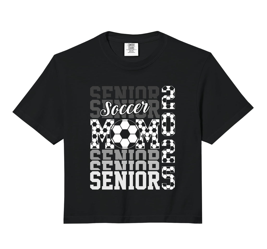 Soccer Senior Mom Class 2025 Senior Mom T-Shirt - Aesthetic Graphic Unisex - T-Shirt, Sweatshirt, Hoodie