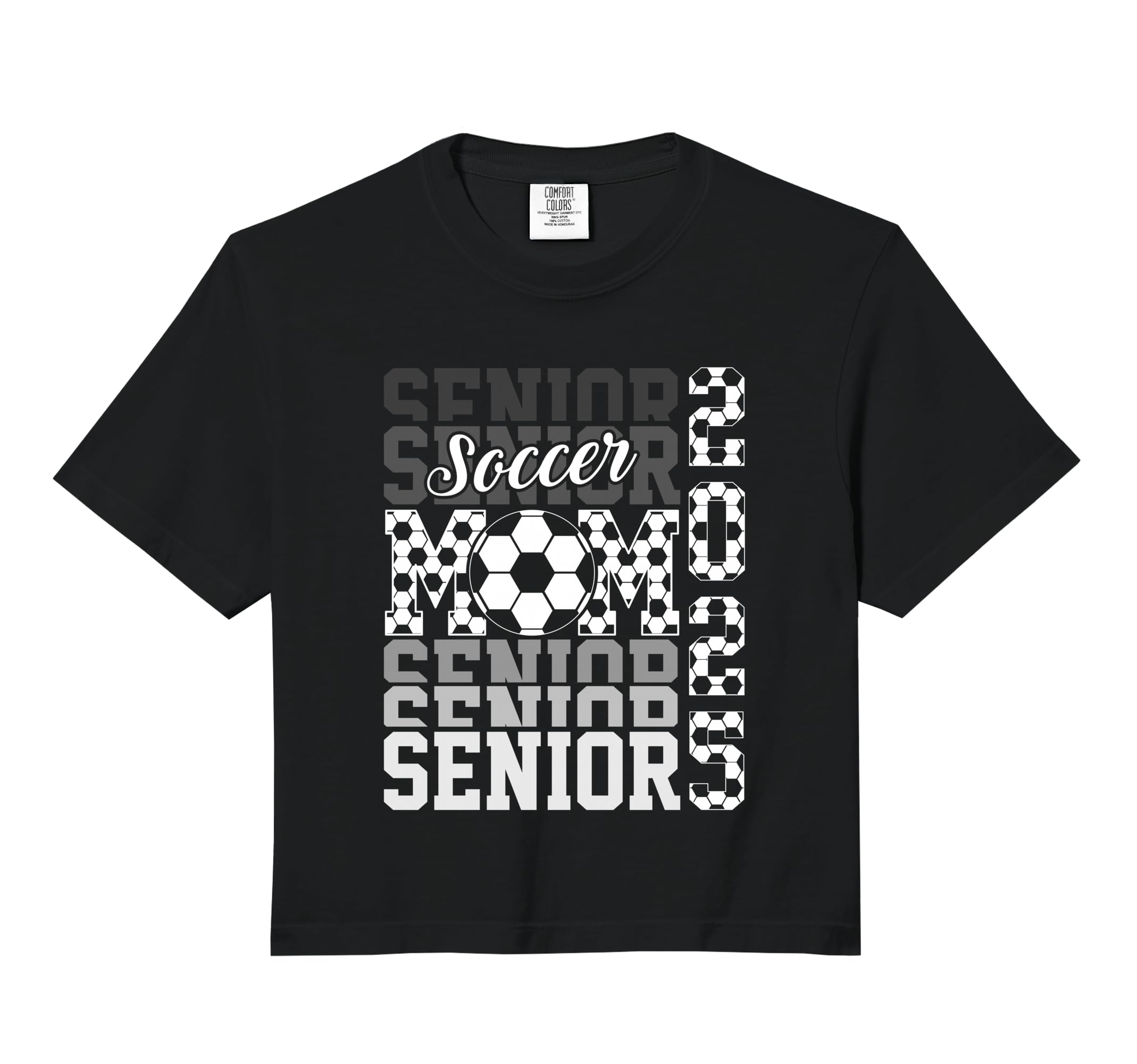 Soccer Senior Mom Class 2025 Senior Mom T-Shirt - Aesthetic Graphic Unisex - T-Shirt, Sweatshirt, Hoodie