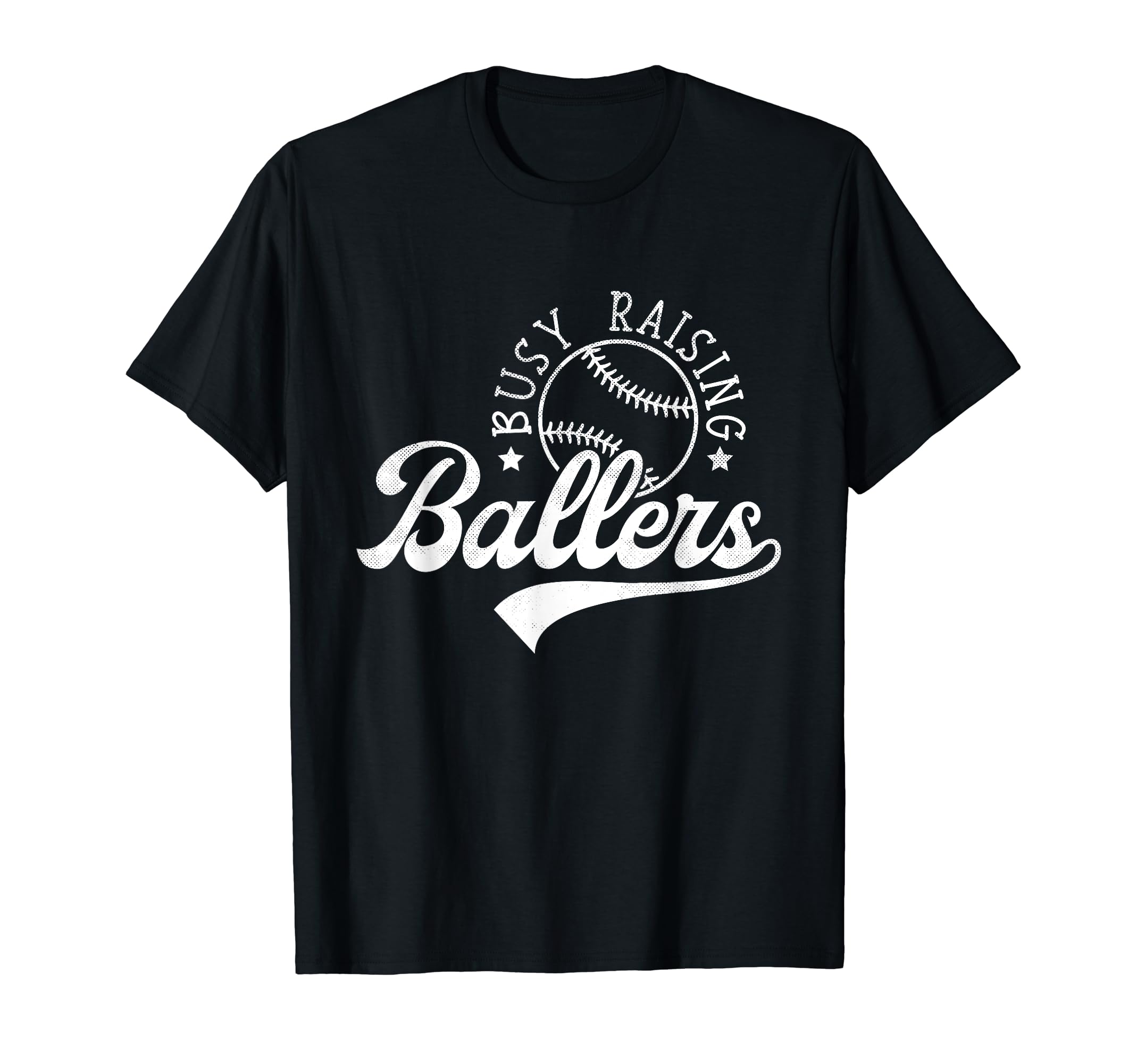 Busy Raising Ballers Funny Baseball T-Shirt - Unique Graphic Unisex - T-Shirt, Sweatshirt, Hoodie