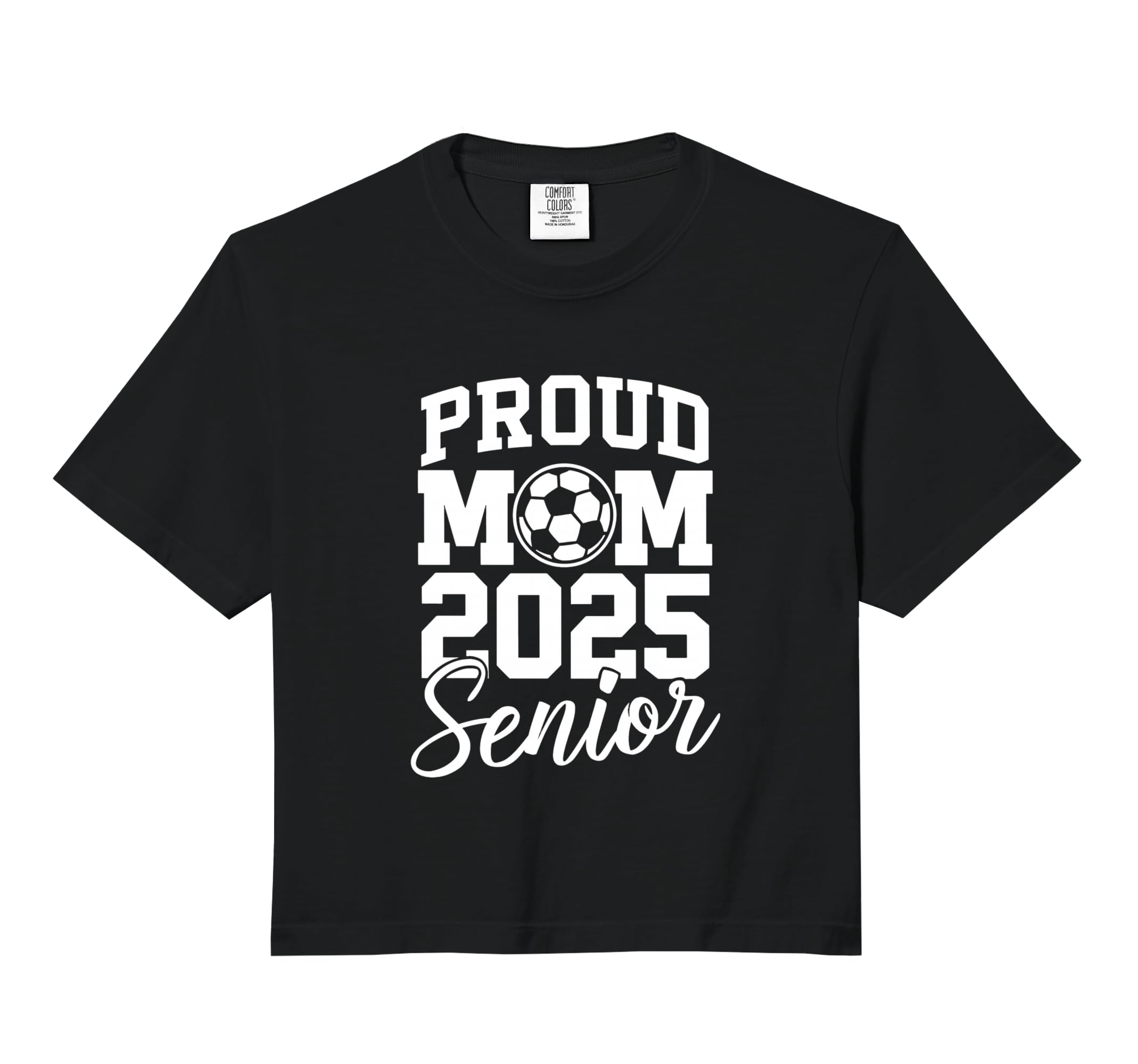 Senior 2025 Soccer Mom High School Sweatshirt - Novelty Apparel Unisex - T-Shirt, Sweatshirt, Hoodie